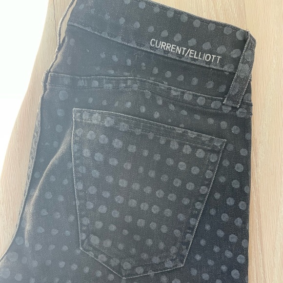 Current Elliot Ankle Black denim jeans - Picture 4 of 8